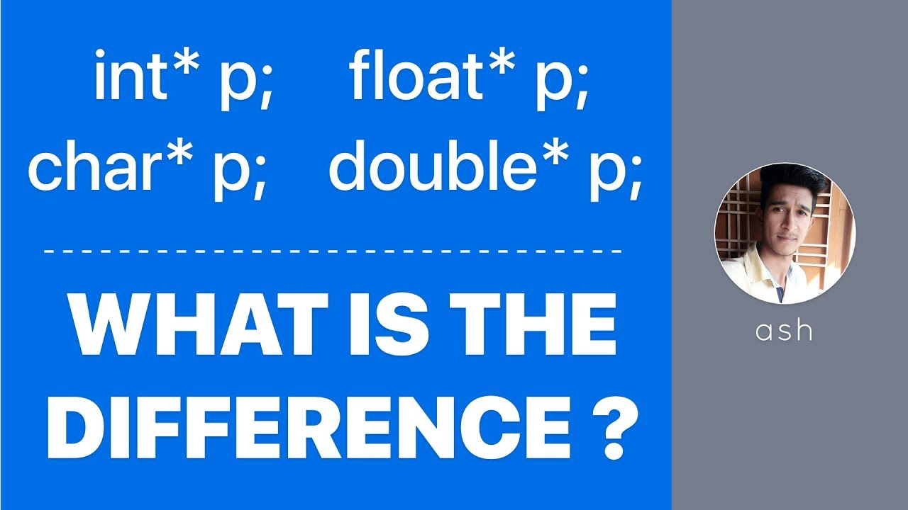 Why do we write data type while declaring pointer variable ? | in Hindi ...