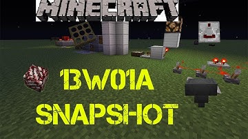 MINECRAFT NEW 13W01A SNAPSHOT: REDSTONE BLOCK, NEW NETHER ORE AND MORE!