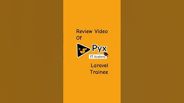 Laravel Training Experience | Pyx IT Solutions #laraveltrainee #pyxitacademy #webdevelopment