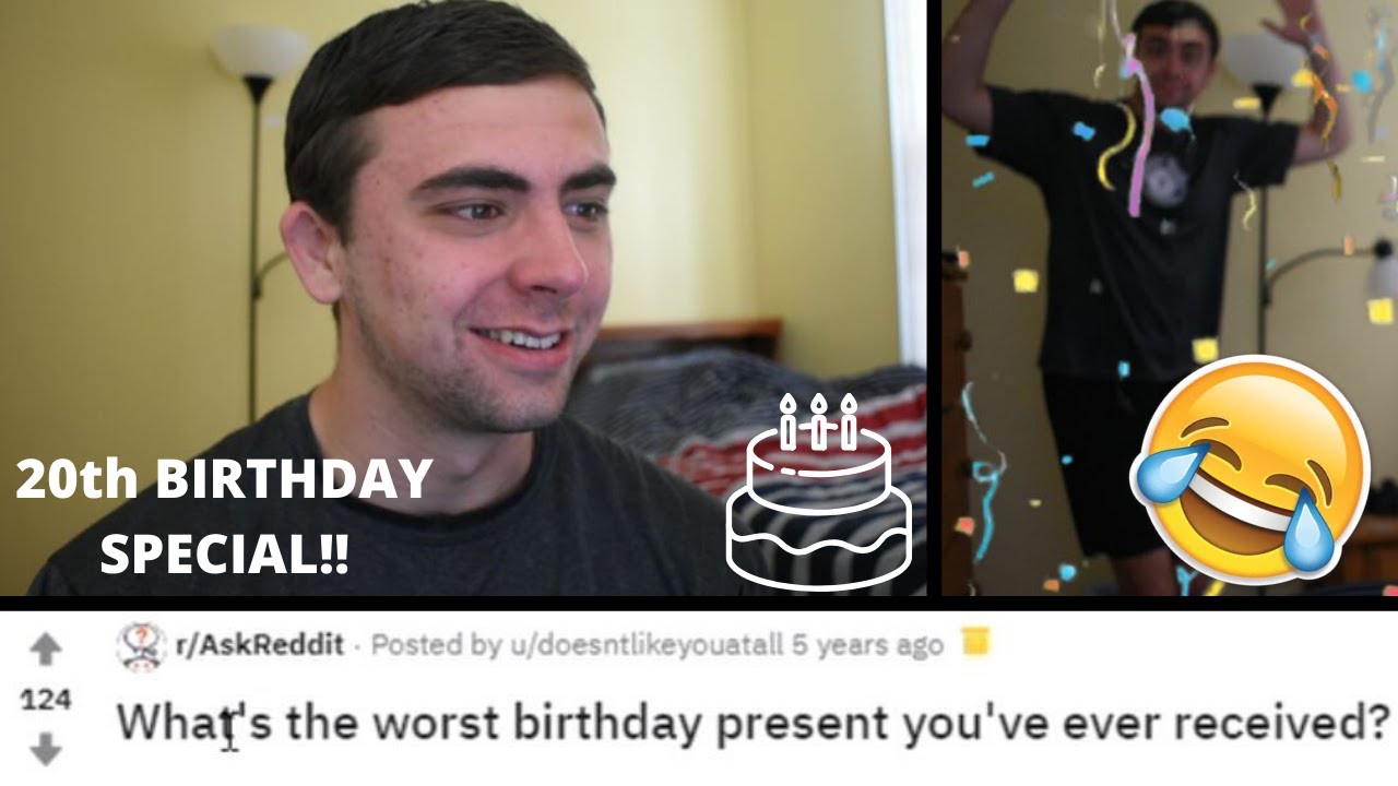reacting-to-the-worst-birthday-gifts-ever-given-20th-birthday-special