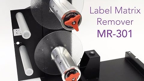QL-300 Matrix Removal / Rewinder System: MR-301