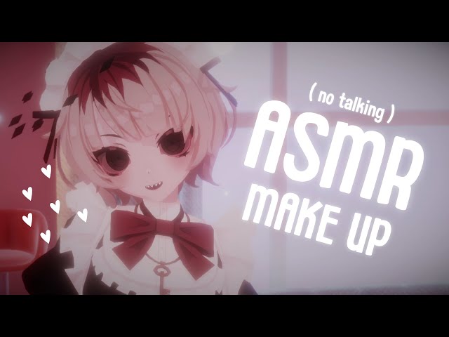 ASMR💄maid does your make up (no talking) | tapping, brushing and more...