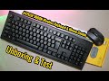 A4TECH 3000N Wireless Keyboard and Mouse Combo Unboxing &amp; Test