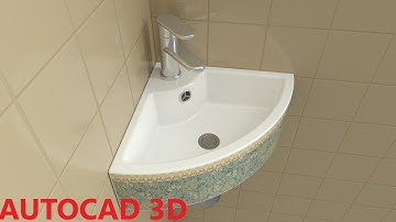 AutoCAD 3D Lesson 7 Timelapse | Fast Modeling Tutorial for Beginners