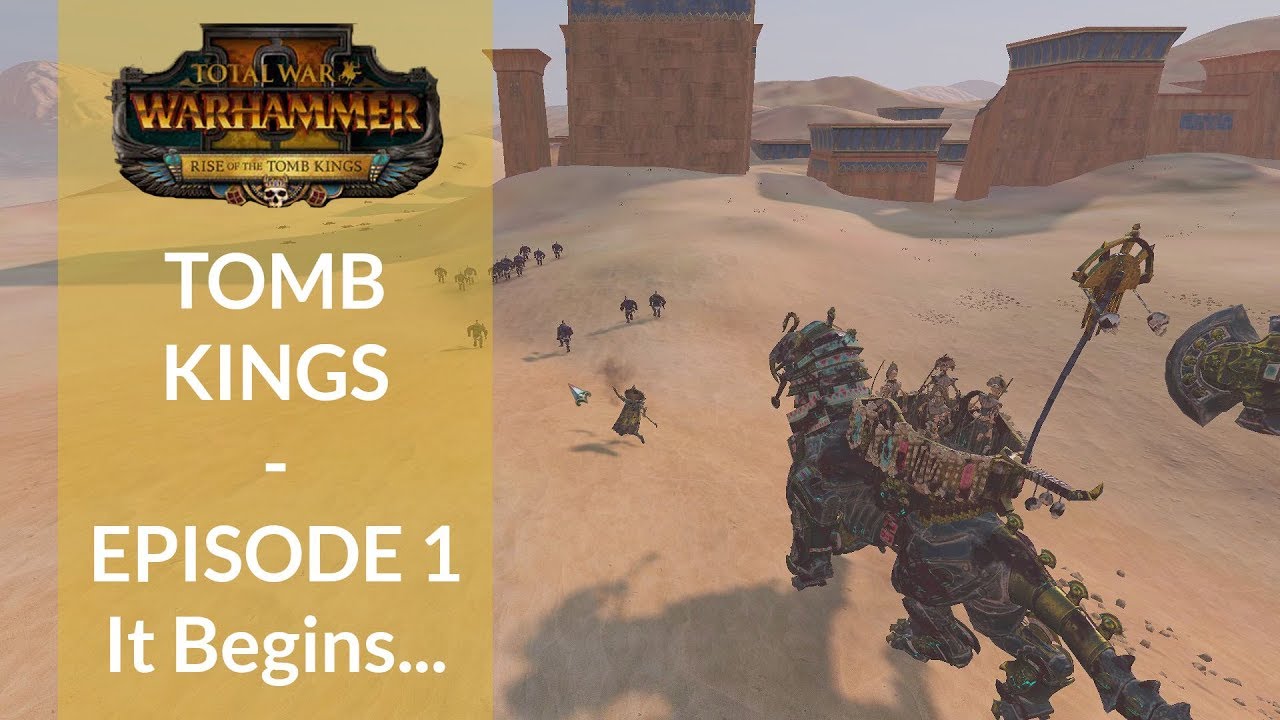 gaming logo TW Noob Plays Tomb Kings: Ep1 - War Sphinx Carries Us To Victory!