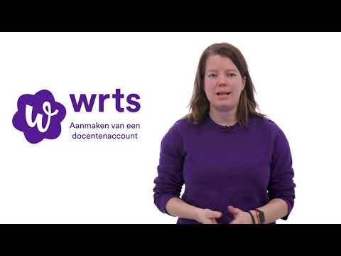 Hoe maak je een docentenaccount aan op WRTS?