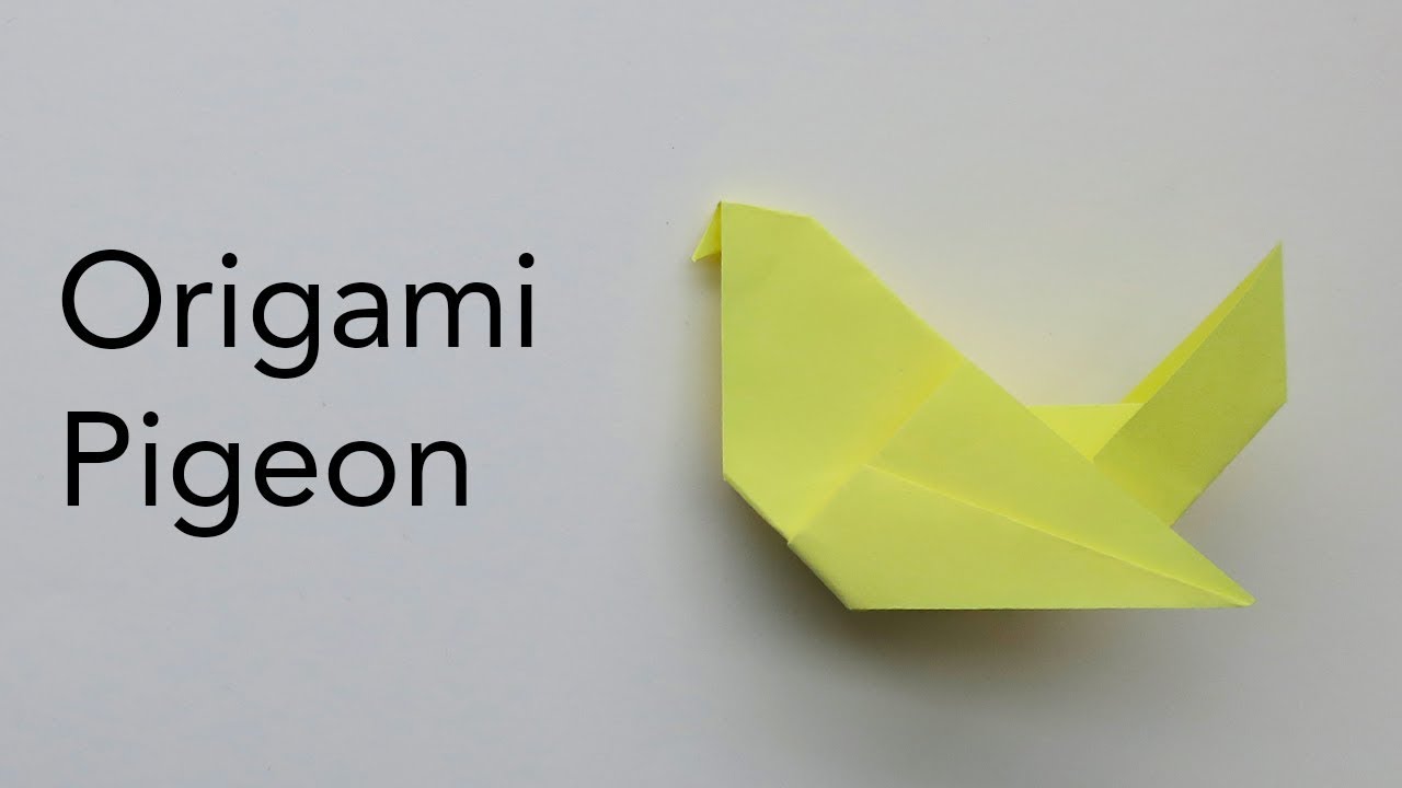 Download Easy Origami Pigeon Tutorial - YouTube