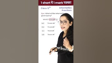 What is Concat Functions🤔 (12th IP) - 1 Video 1 Mark पक्का for Board Exam! #shorts