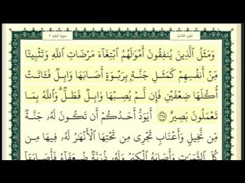 تكرار الوجه ٤٥من سورة البقرة ٣مرات لكل آية للشيخ وديع اليمني