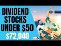 Best Dividend Stocks To Buy NOW Under $50!