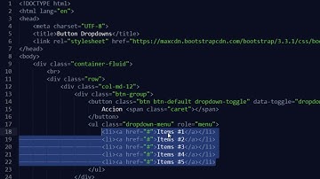 Curso completo de Bootstrap 13   Dropdown Buttons