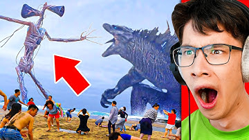 Reacting to GODZILLA vs SIREN HEAD (Animation)