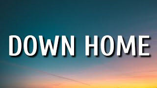 Video thumbnail of "Jimmie Allen - Down Home (Lyrics)"