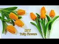 How to Make a Tulip Flower with Pipe Cleaners | Tulip Flowers