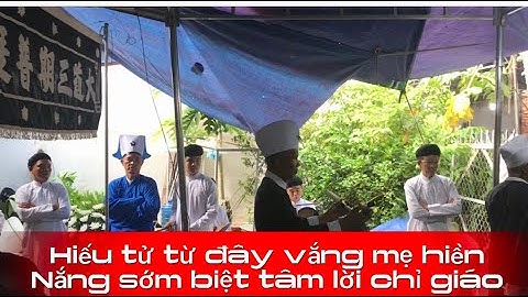 Lễ tang phát hành, Vị Nguyễn Thị Bích Phượng 66 tuổi, Đạo Cao Đài#lễtang#đạocaođài#tayycaodai