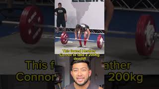 A 200kg deadlift by a woman weighing less than 47kg!!!