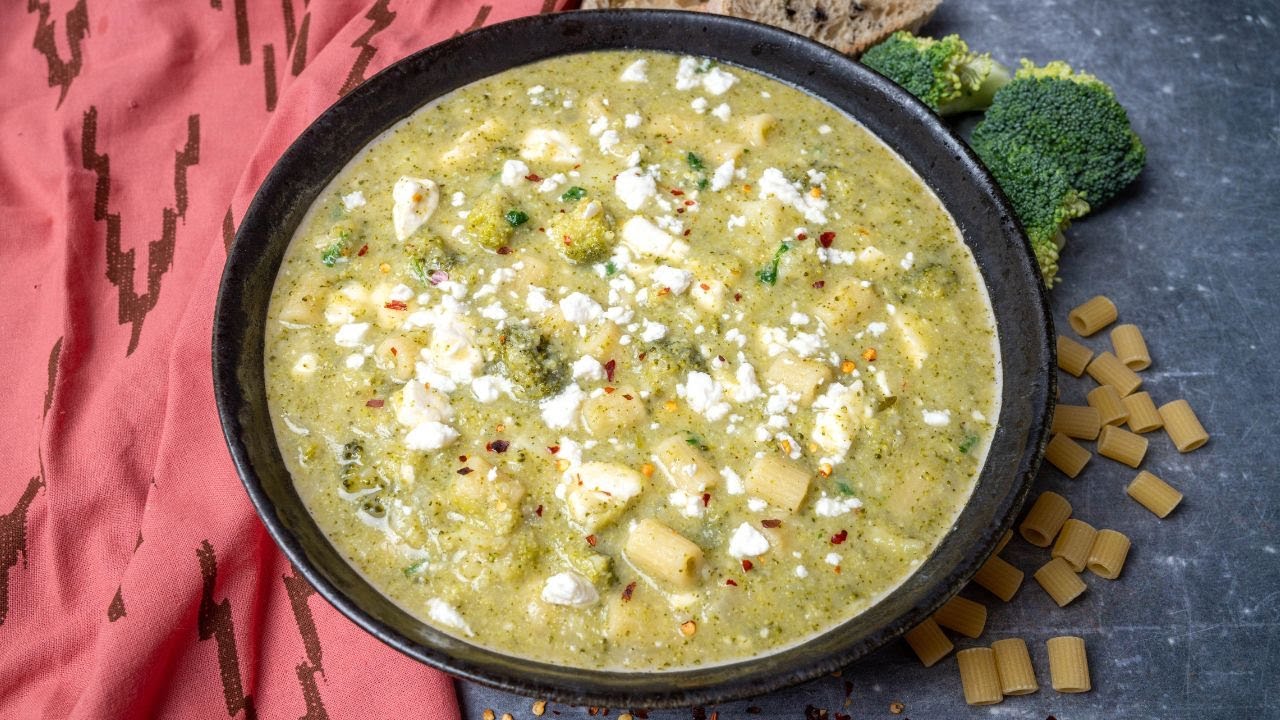 Broccoli Feta Soup YouTube
