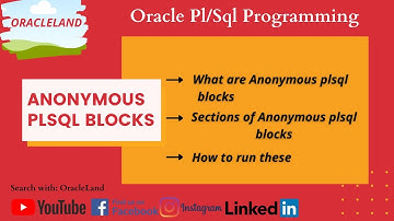 Oracle PL/SQL Tutorial For Beginners | Anonymous blocks - creation, sections and execution.