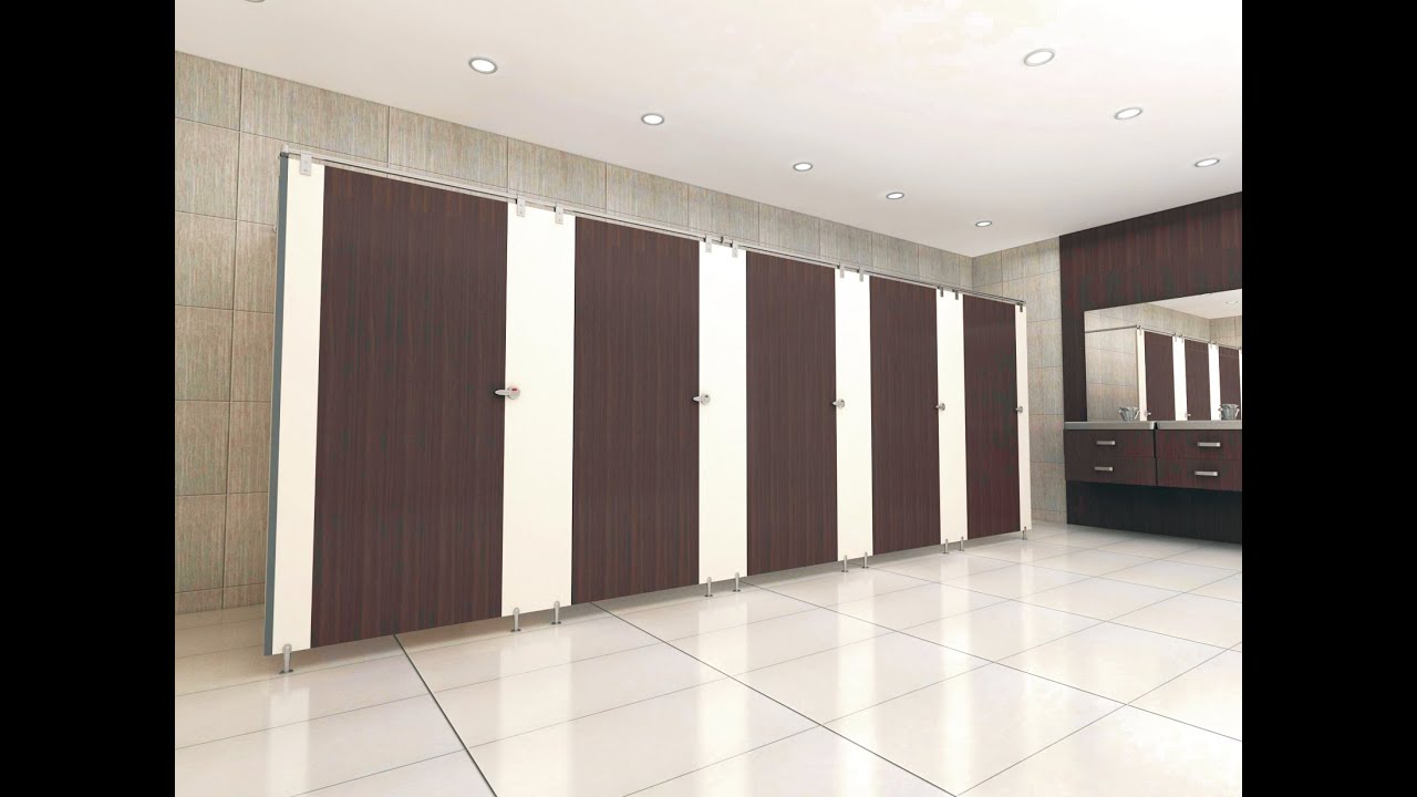 Washroom Cubicle Solutions - Toilet Partitions and Lockers - High Pressure Laminates (HPL Panels)