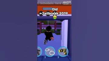 OLD VS NEW JAILBREAK Graphic in Roblox #roblox #jailbreak #2019 #2024