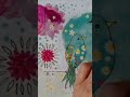 Magia con Servilletas! Cuadro de Pajaritos con Relieve 3D, Glitter y Fondo Muy Colorido