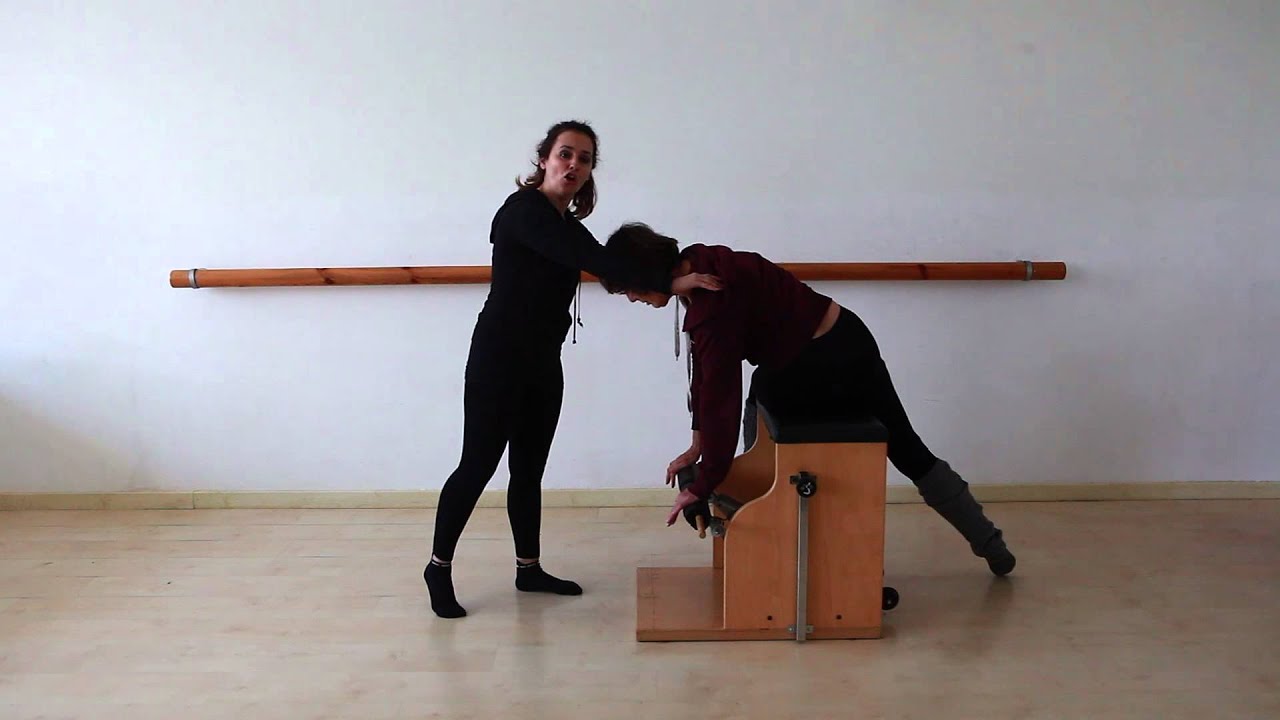 Exercise for Scoliosis (chair) YouTube