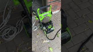 COSTCO GREENWORKS 2100 PSI ELECTRIC PRESSURE WASHER || UNBOXING & HONEST FIRST IMPRESSIONS