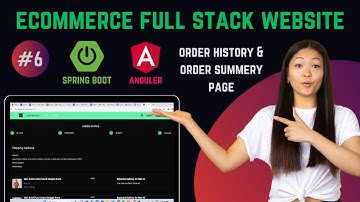 Ecommerce Full Stack Project Using Angular, Spring Boot & MySql | Order History, Order Summery Page
