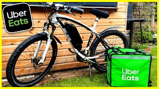 The ELECTRIC BIKE I Use For Uber Eats | My Dad Designed It!