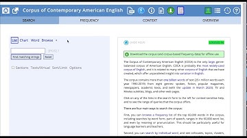 Module 3: Using COCA: The Compare function