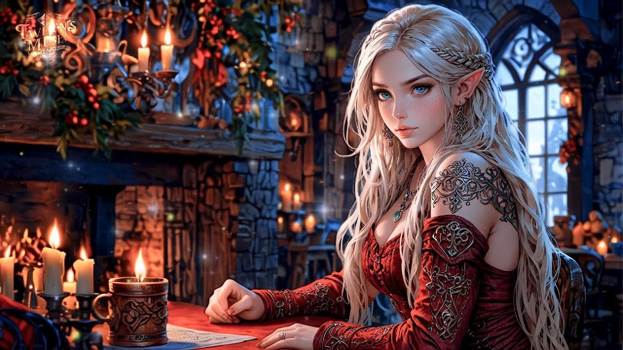 Celtic Bard Music for a Fantasy Medieval Christmas 🎄 | Elven Tavern Tunes & Holiday Ambience