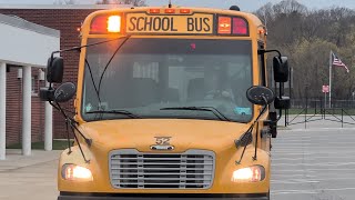 90 subbing for 346 | School Bus Spotting 2011 Thomas C2 school bus startup