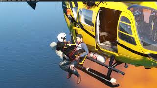 Airbus Helicopters H145 Offshore Nearby water rescue Mission Complete