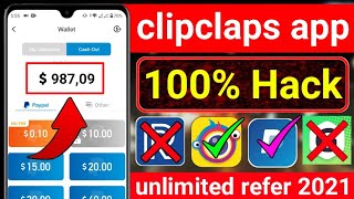 clipclaps App 2021 || Clipclaps App Redeem Code 2021 || Clipclaps App Unlimited Trick 2021