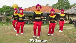 D'5 Santuy ,, kasih slow remix  Senam kreasi