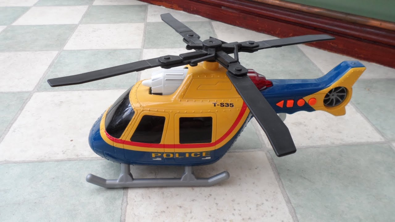 police rescue helicopter toy