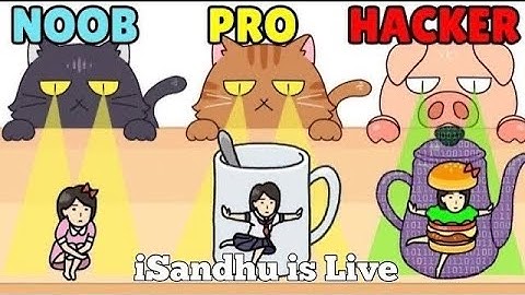 Playing hide and seek cat scape infinite run mode 🐱 cat #shorts #gaming