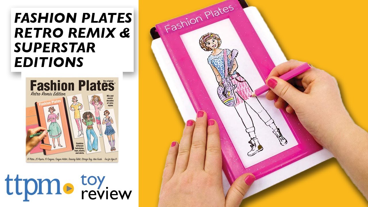 Fashion Plates Retro Remix Edition and Superstar from PlayMonster 