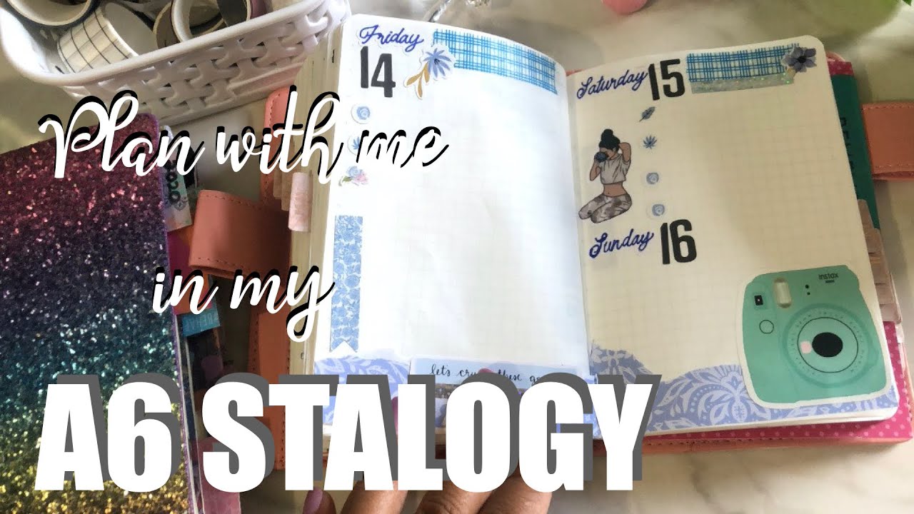 PLAN WITH ME in my A6 Stalogy - Wk 2 of May 2021 - YouTube
