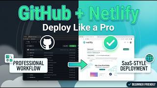 How to Deploy Website using GitHub & Netlify | Complete Guide