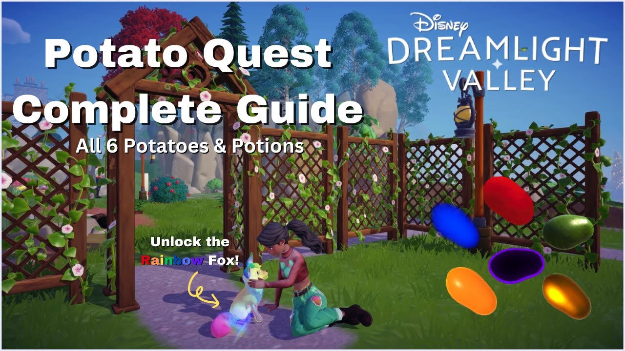 How to Get All 6 Potatoes & Potions + Rainbow Potion &