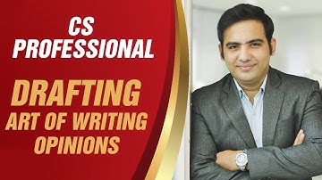 DRAFTING, PLEADINGS AND APPEARANCES- ART OF WRITING LEGAL OPNION