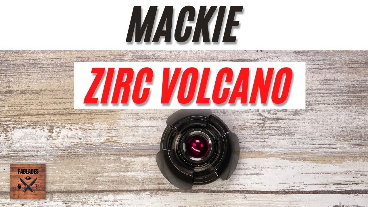 Mackie Zirconium Volcano Spinner Fidget Toy. Fablades Full Review - YouTube