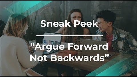 Sneak Peek: Argue Forward Not Backwards by reddit Product Manager