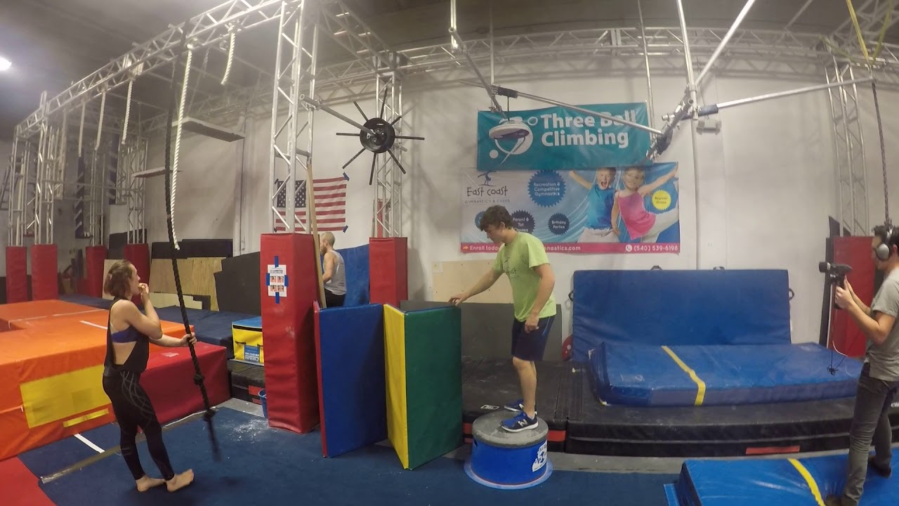Brett Sims Ninja Warrior Playground 1st place run