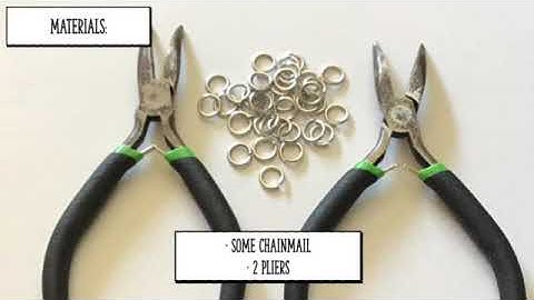 How to make a Shaggy Loops Chain Mail Design