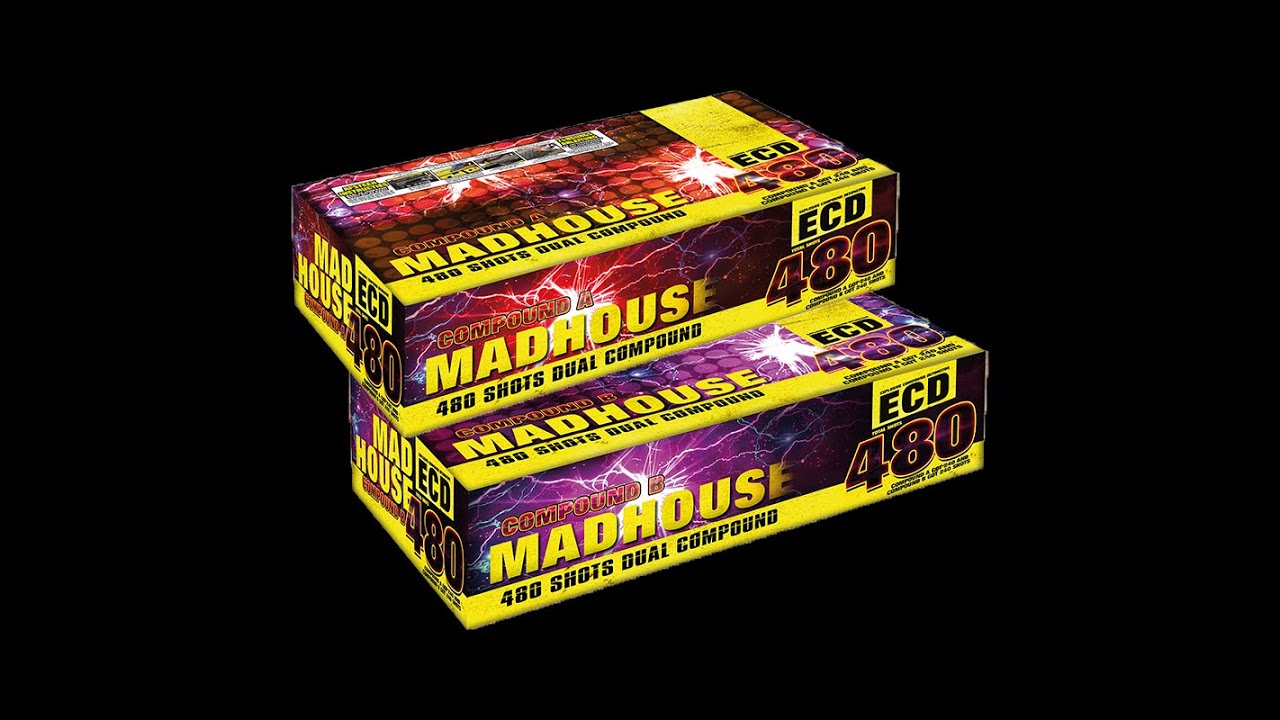 Wallop Firework Compound Fireworks/vuurwerk/feuerwerk - Madhouse 480sh 20mm compound (Wolff ...