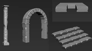 High poly sculpting Zbrush 3ds max tutorial part- 1