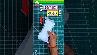 How to Make Simple Rotating Glider || Home Made paper origami flying paper plans #shorts #viral