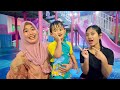 DAILY ROUTINE BERENANG DI WATERPLAY 🥳 AZAM NAIK PEROSOTAN TINGGI